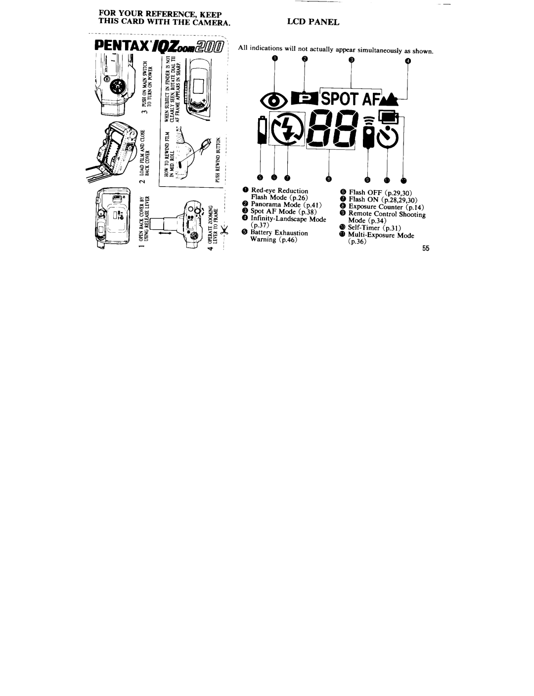 Pentax IQZcom200 orte manual 