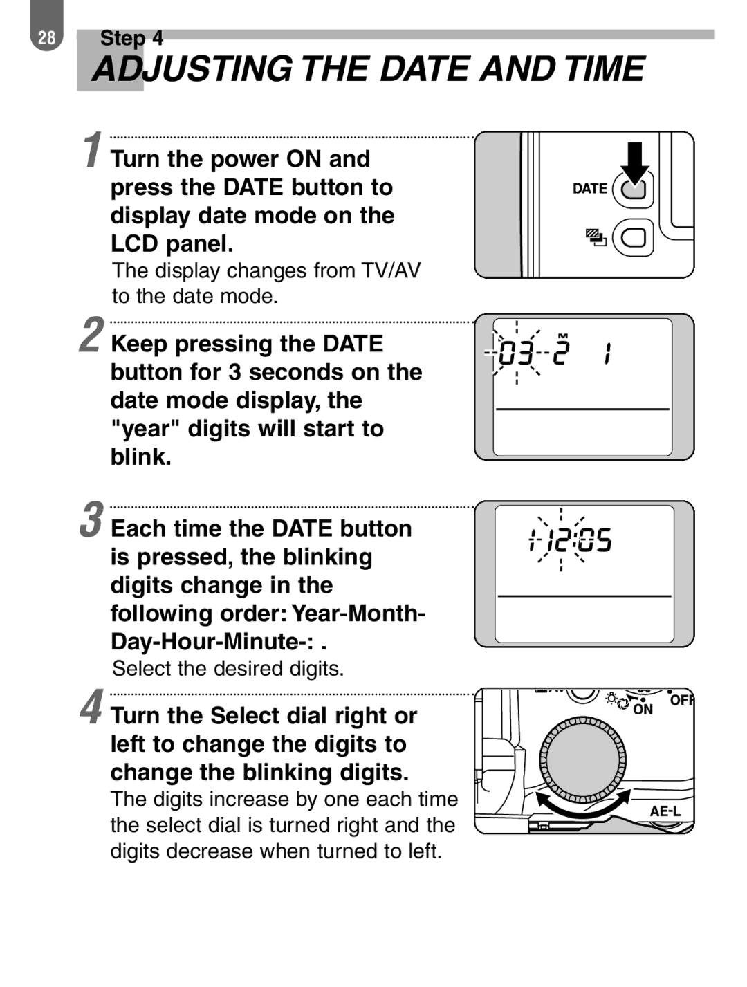 Pentax ist manual Adjusting the Date and Time 