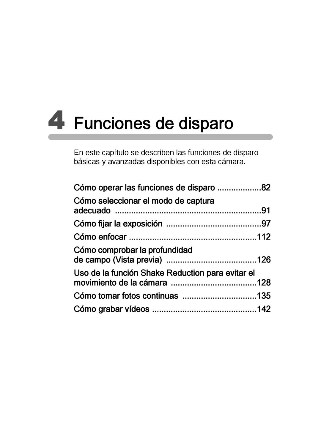 Pentax K-30 manual Cómo operar las funciones de disparo, Uso de la función Shake Reduction para evitar el 