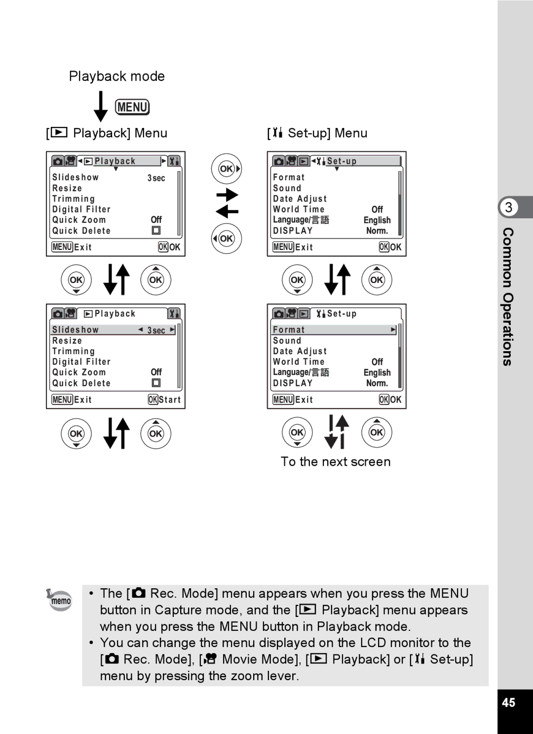 Pentax Optio MX4 specifications Playback mode 