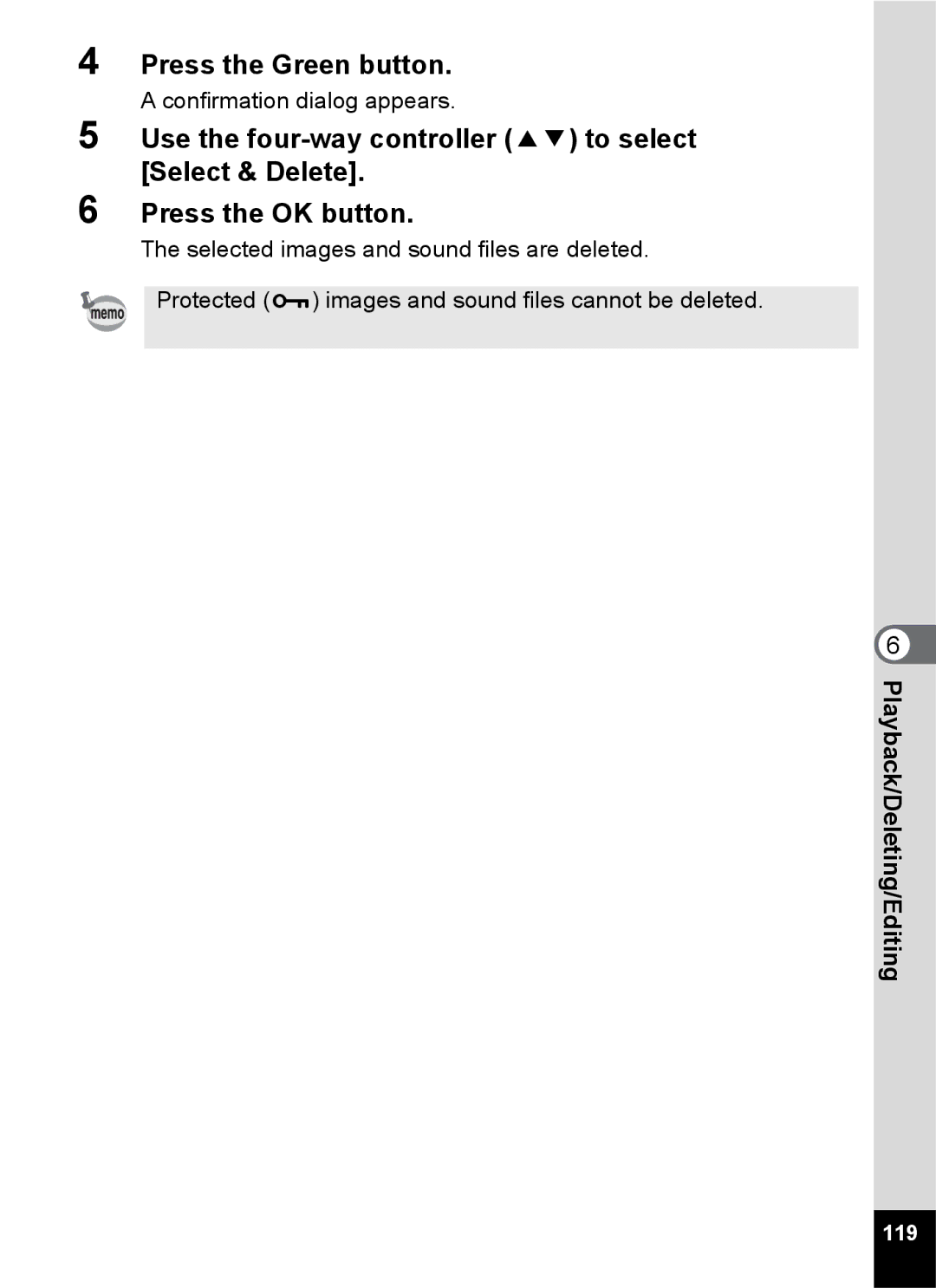 Pentax Optio S6 specifications 119 