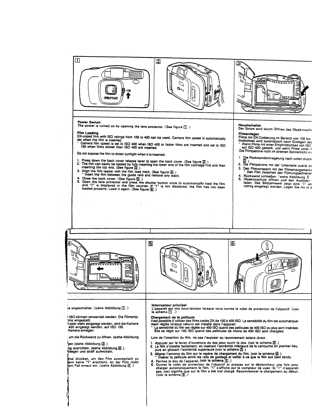 Pentax PC-30 DATE manual 