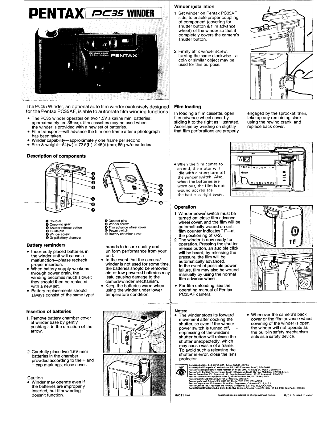 Pentax pc35 manual 