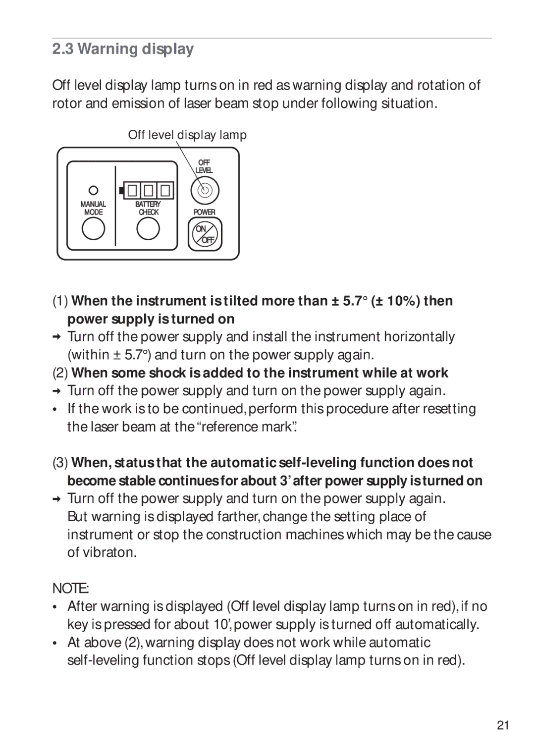 Pentax PLP-601R, PLP-602R instruction manual Manual Mode 