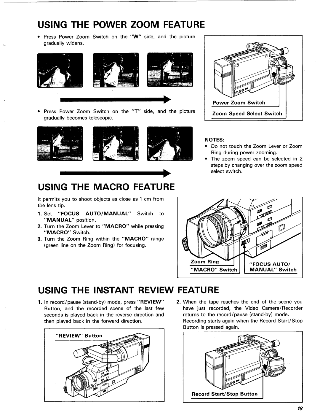 Pentax PV-C1SA manual 