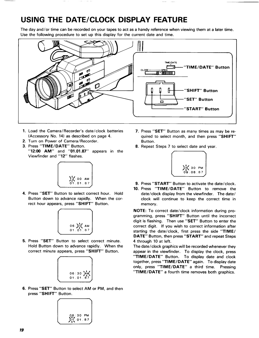 Pentax PV-C1SA manual 