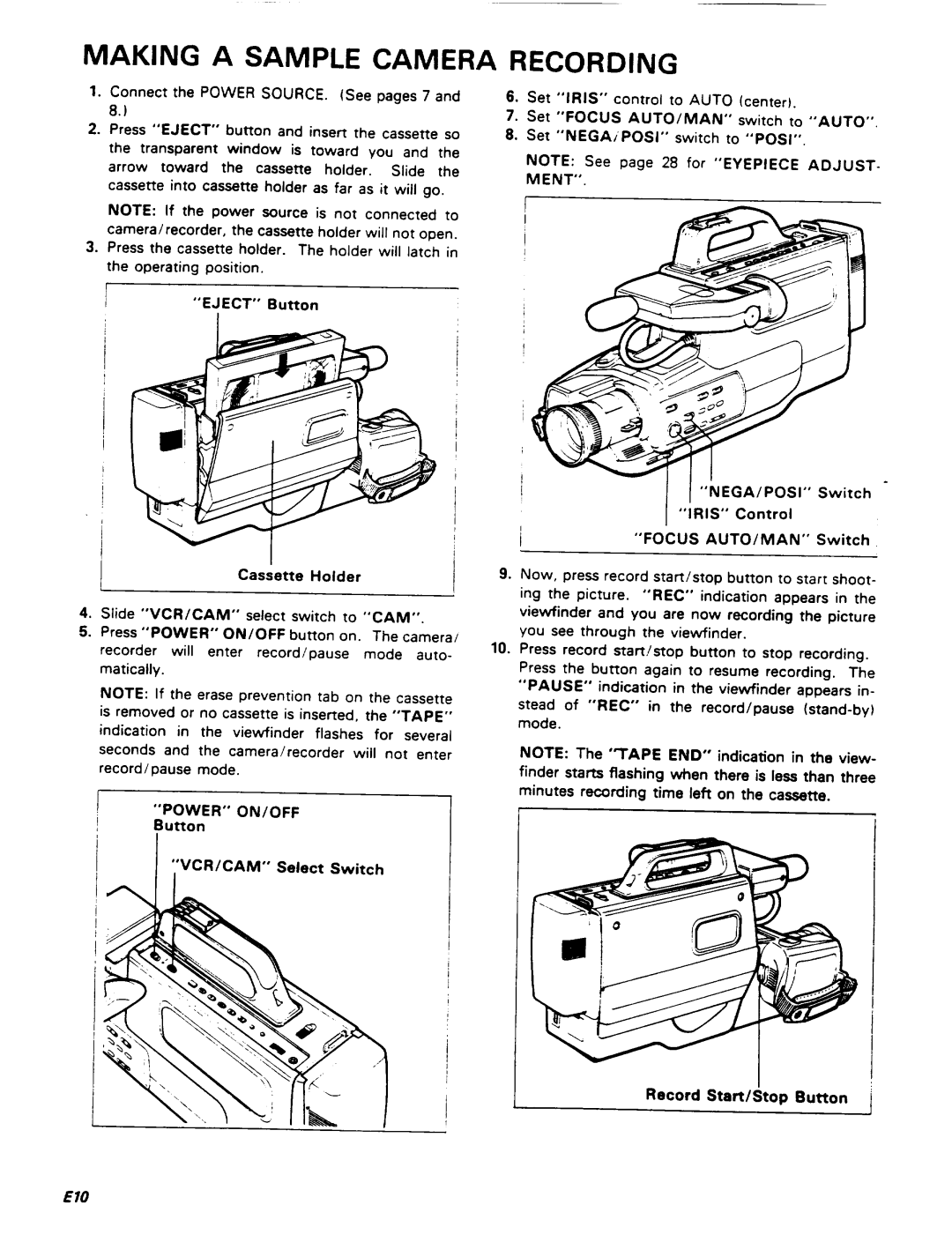 Pentax PV-C78A manual 