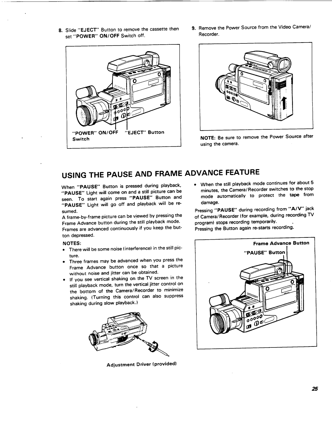 Pentax PV-C850A manual 