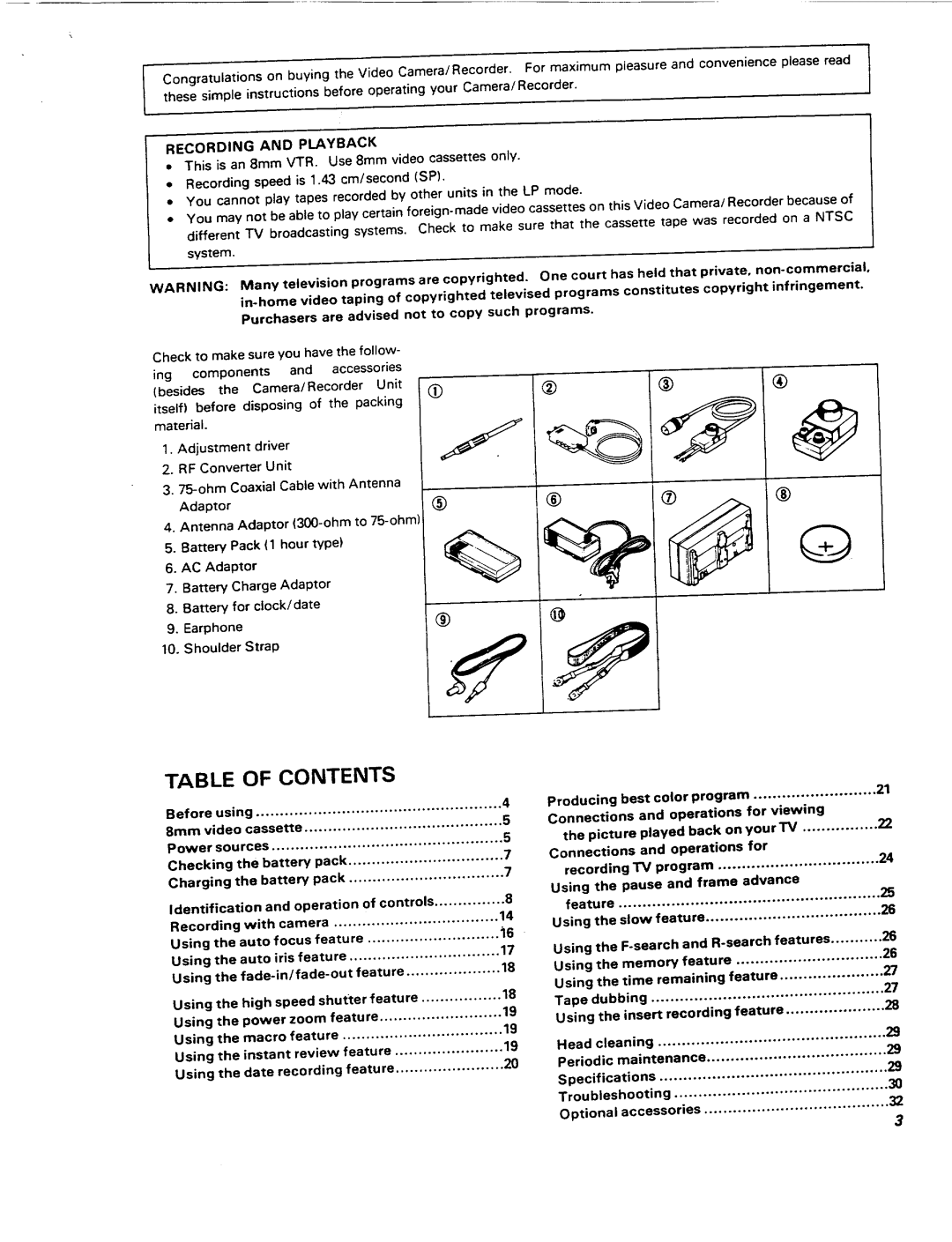 Pentax PV-C850A manual 