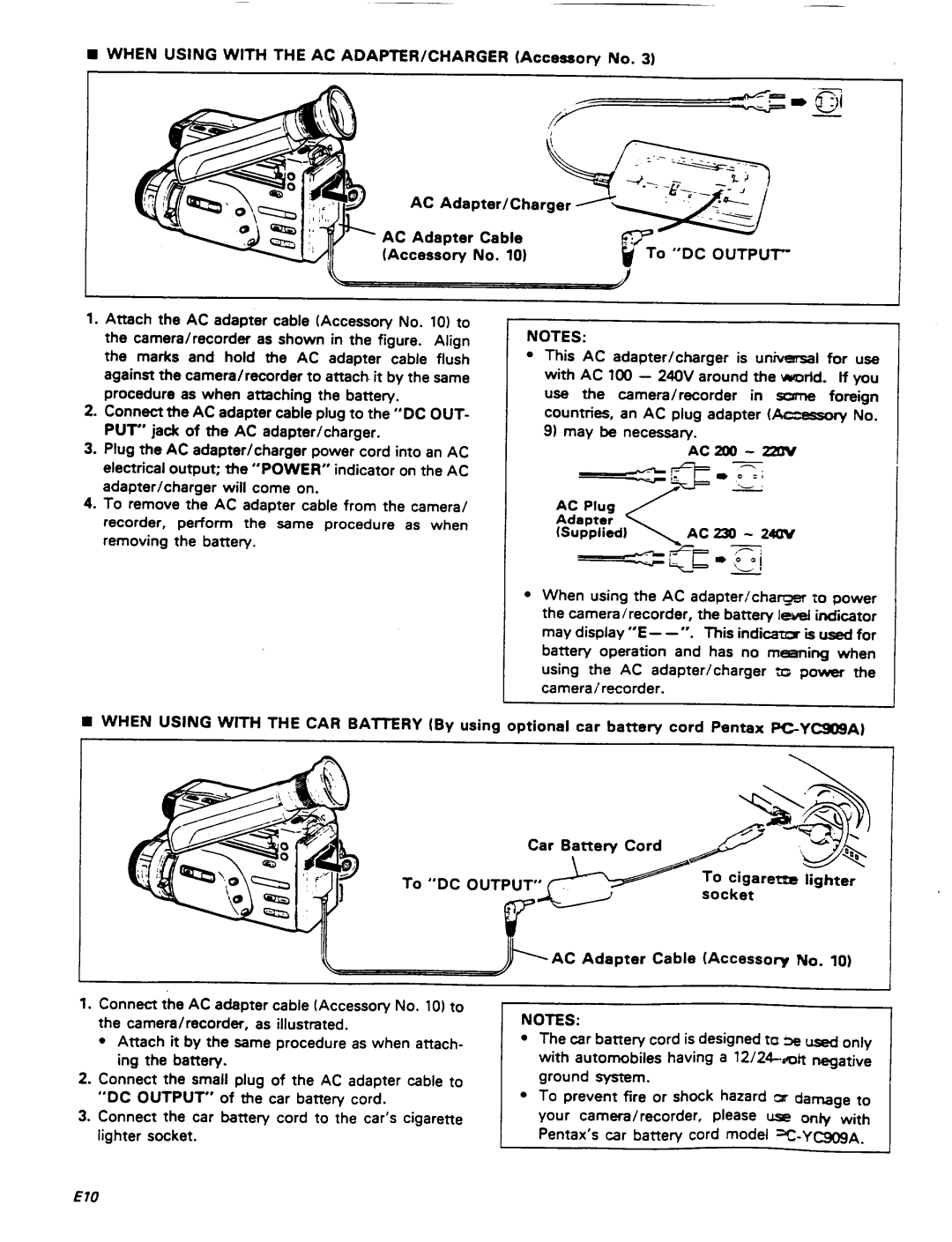 Pentax PV-C909A manual 