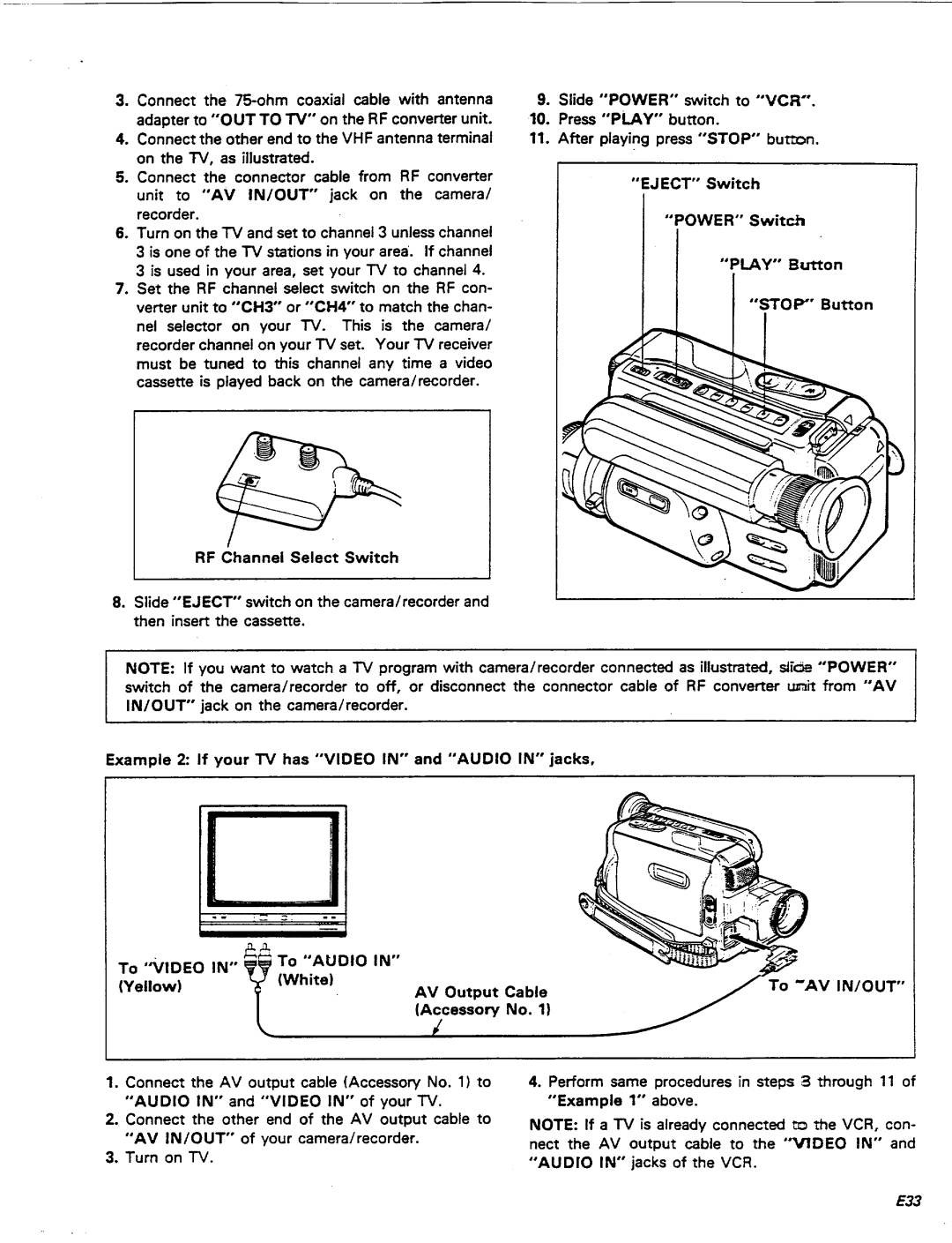 Pentax PV-C909A manual 