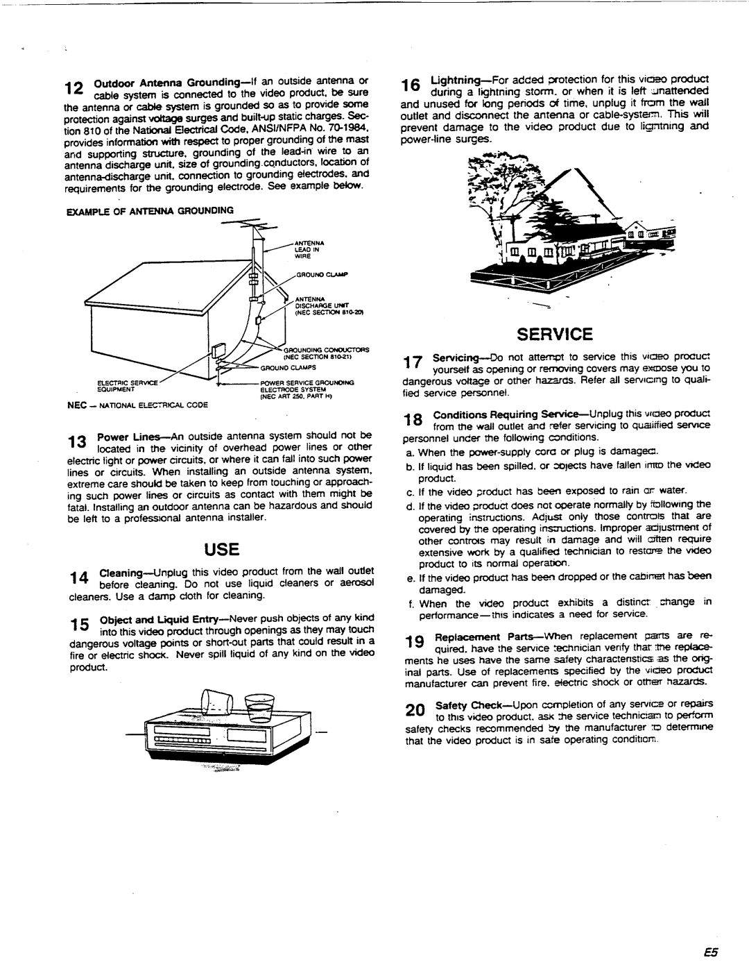 Pentax PV-C909A manual 