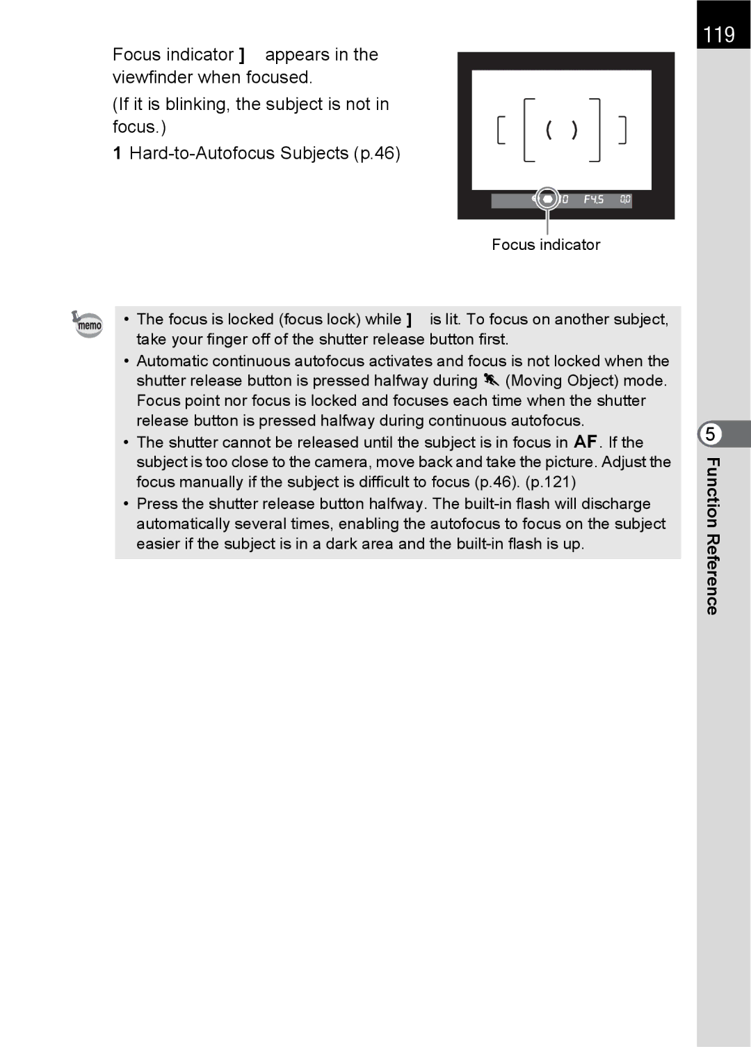 Pentax SLR specifications 119 