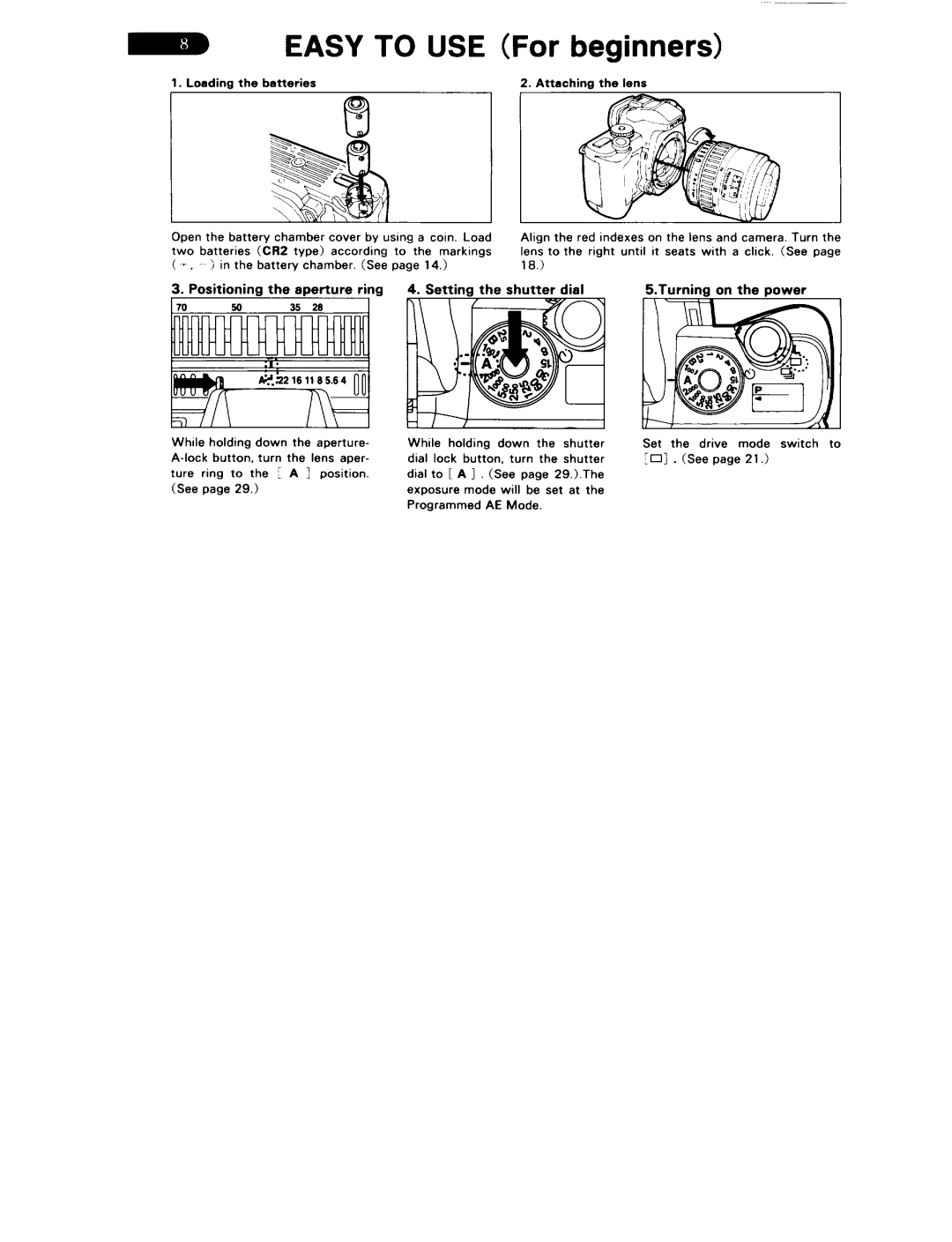 Pentax ZX-5 manual 