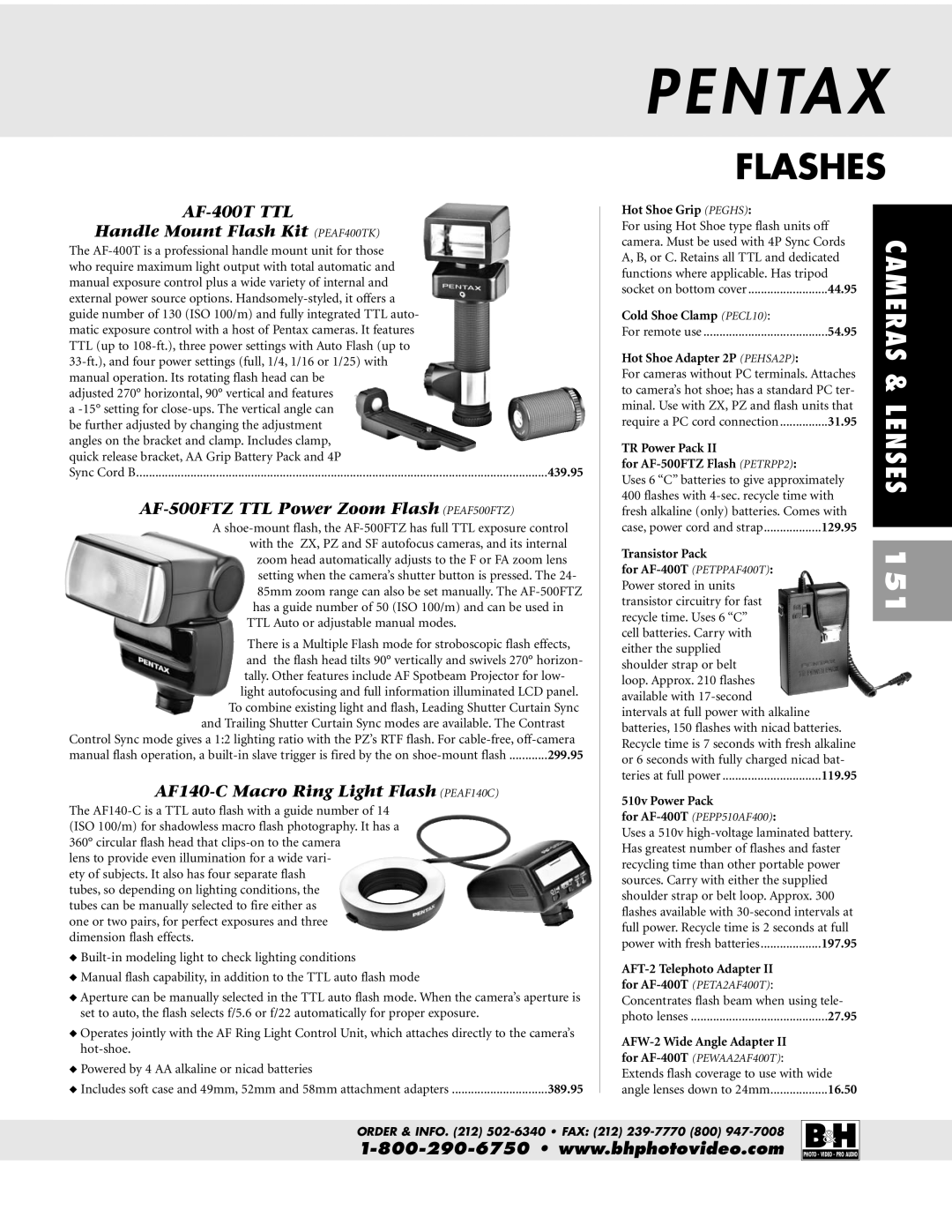 Pentax ZX-M dimensions Handle Mount Flash Kit PEAF400TK, AF-500FTZ TTL Power Zoom Flash PEAF500FTZ 