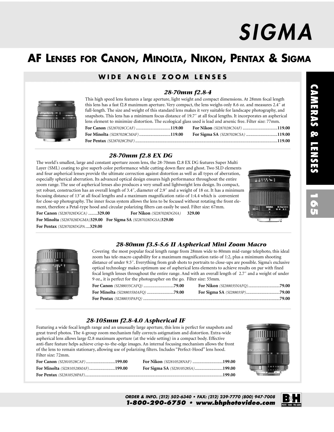 Pentax ZX-M dimensions 28-70mm f2.8-4, 28-70mm f2.8 EX DG, 28-80mm f3.5-5.6 II Aspherical Mini Zoom Macro 