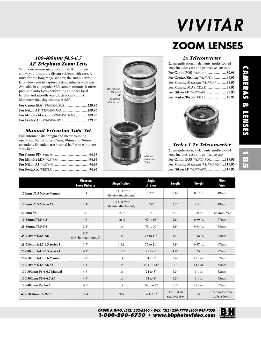 Pentax ZX-M dimensions 100-400mm f4.5-6.7 AF Telephoto Zoom Lens, Manual Extension Tube Set, 2x Teleconverter 