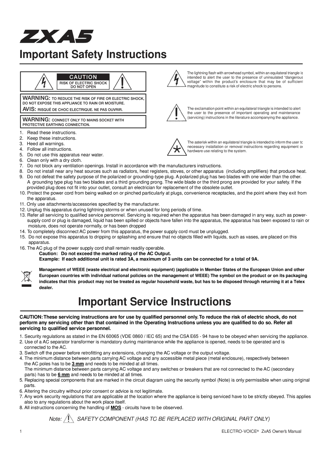 Pentax ZXA5-60, ZXA5-90 owner manual Instructions 