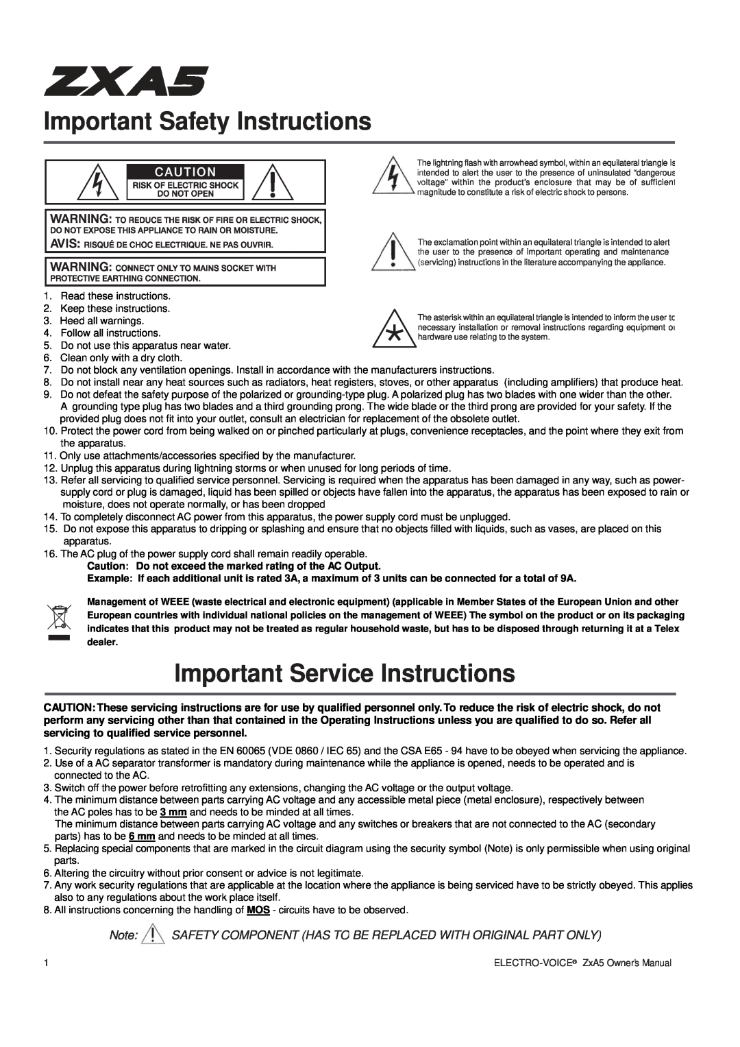 Pentax ZXA5-60, ZXA5-90 owner manual Instructions 