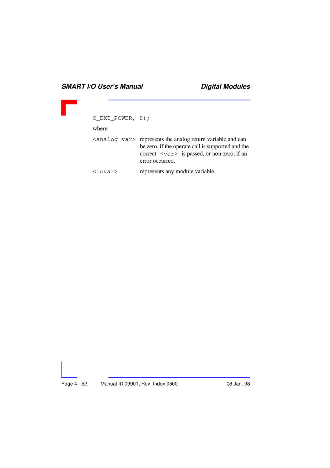 Pepper Computer RS485, RS232 user manual Oextpower 