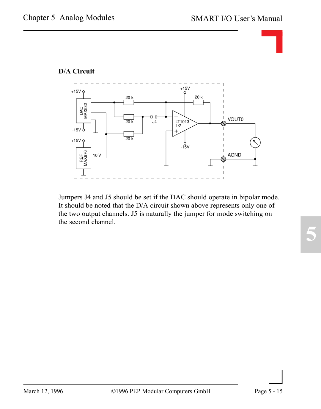 Pepper Computer RS232, RS485 user manual VOUT0 Agnd 