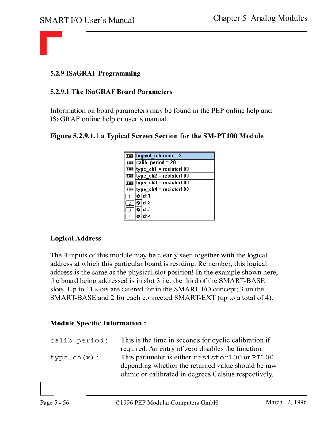 Pepper Computer RS485, RS232 user manual Calibperiod Typechx 