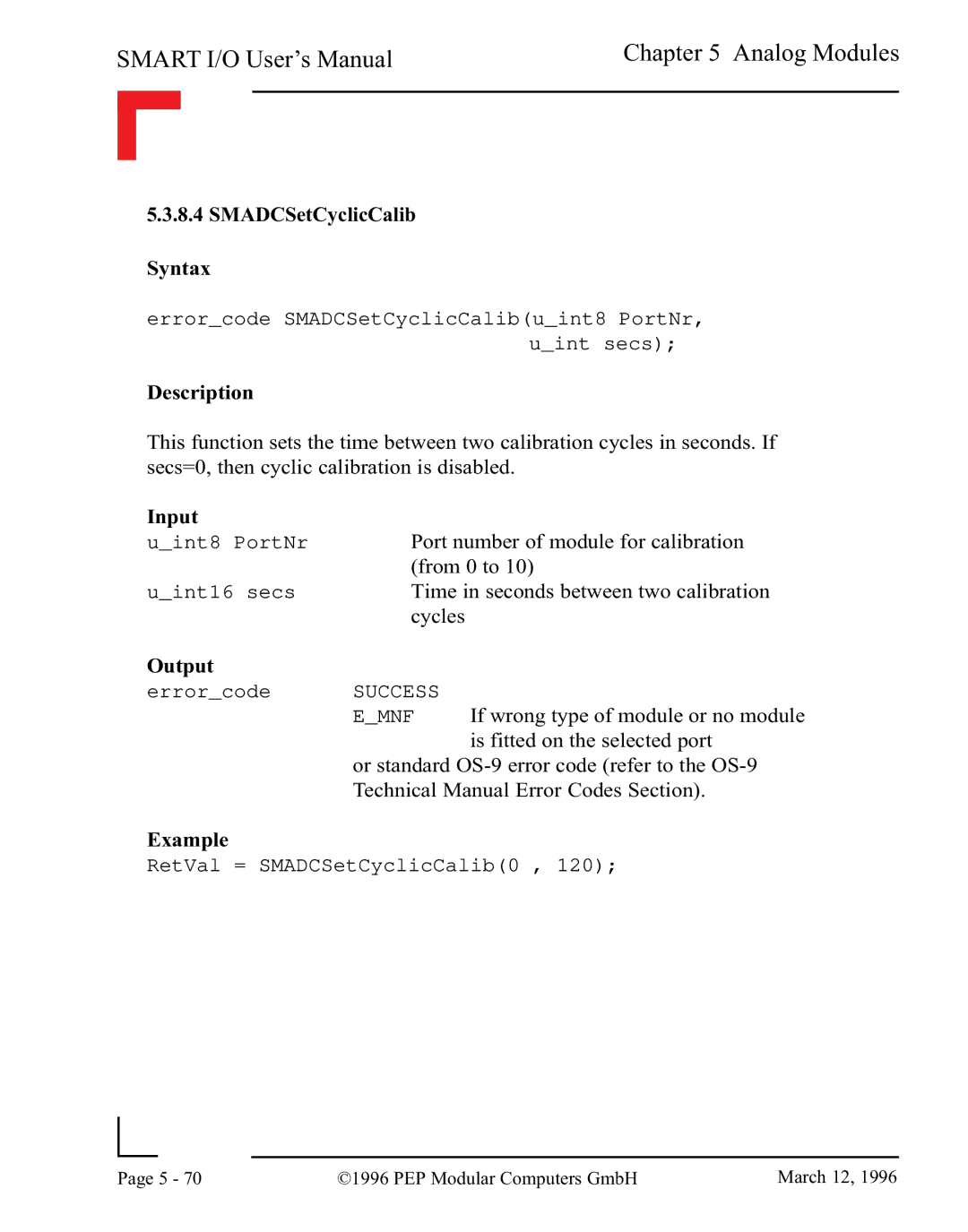 Pepper Computer RS485, RS232 user manual Uint8 PortNr Uint16 secs 