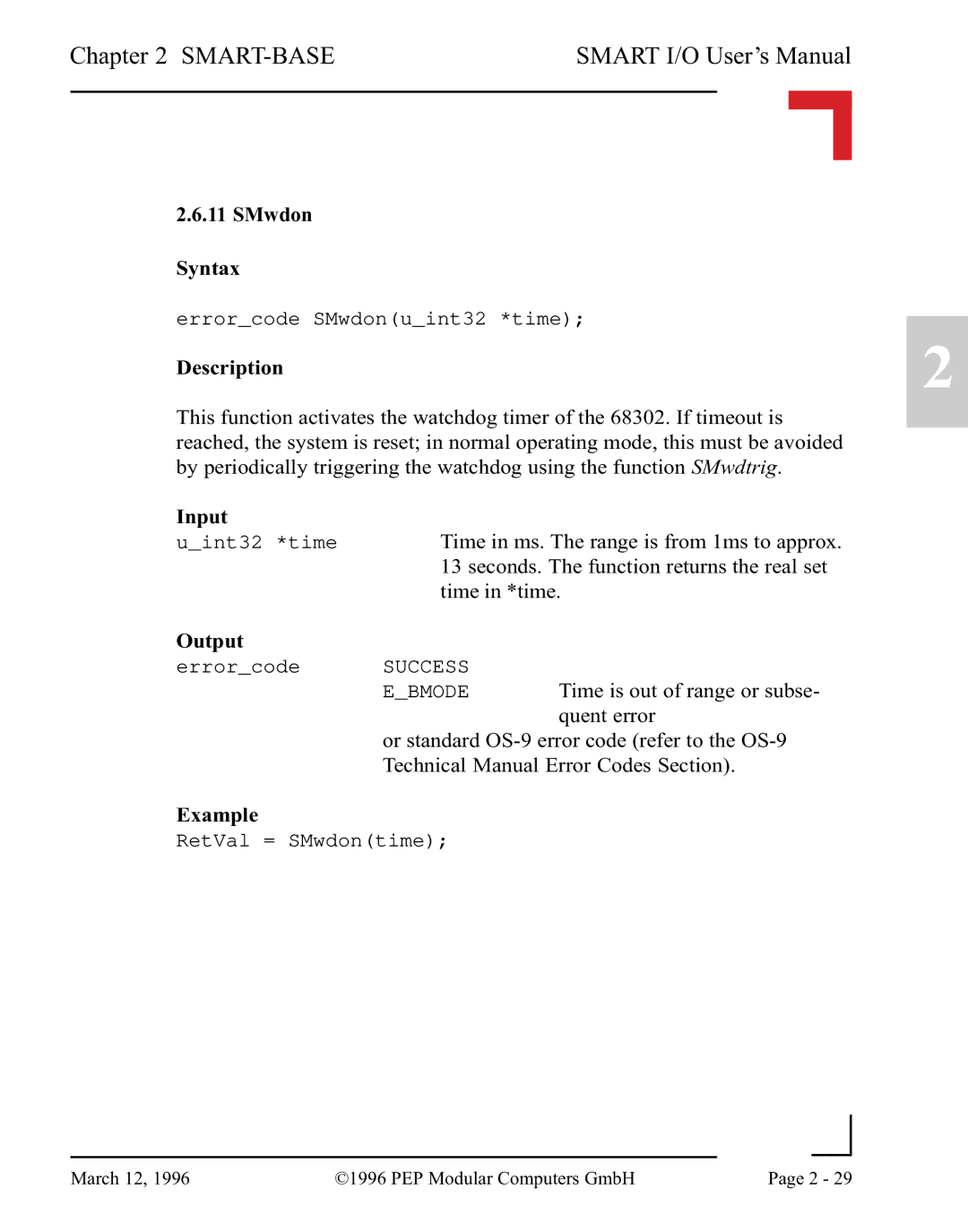 Pepper Computer RS232, RS485 user manual SMwdon Syntax 