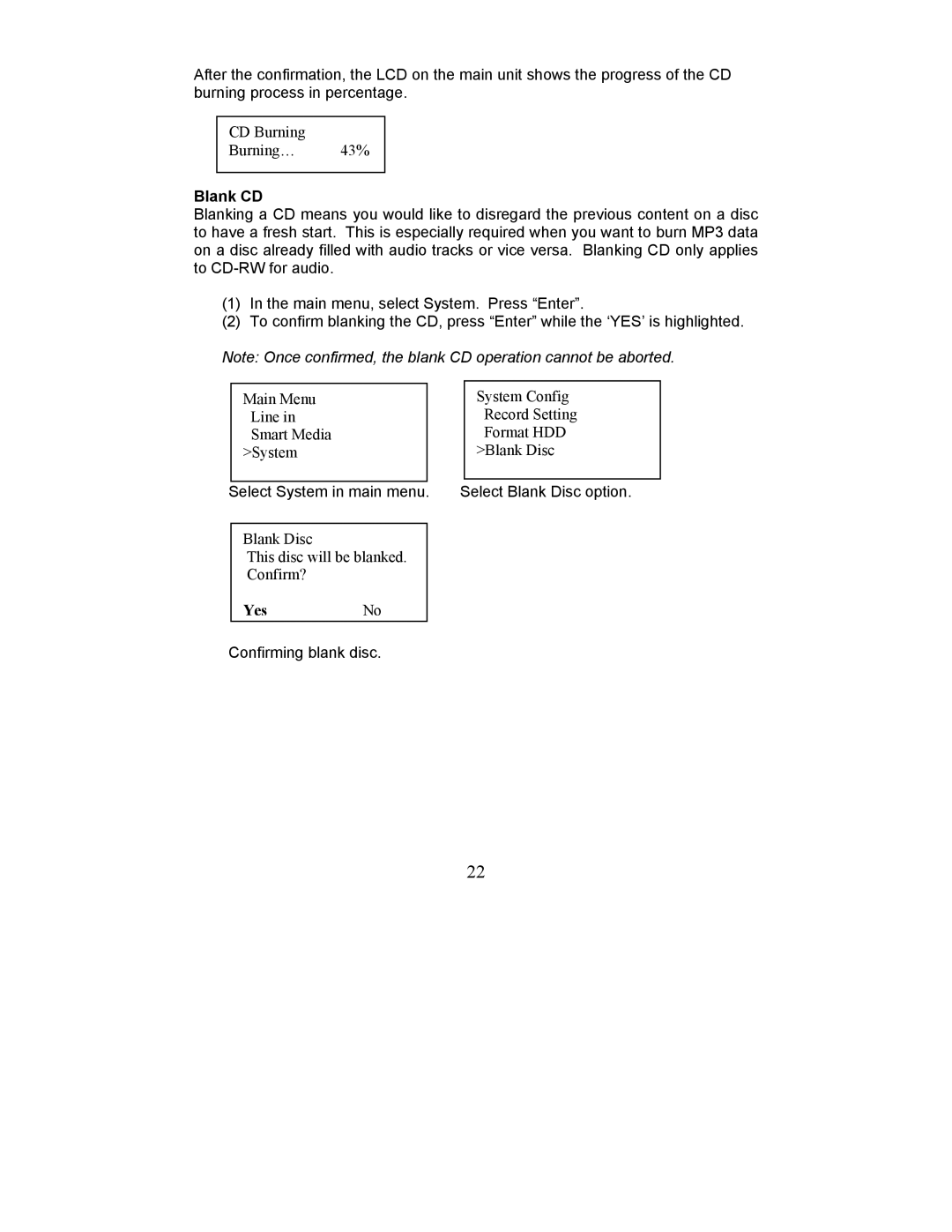 Perception Digital PD - 450 - 01 user manual Blank CD, Yes No 