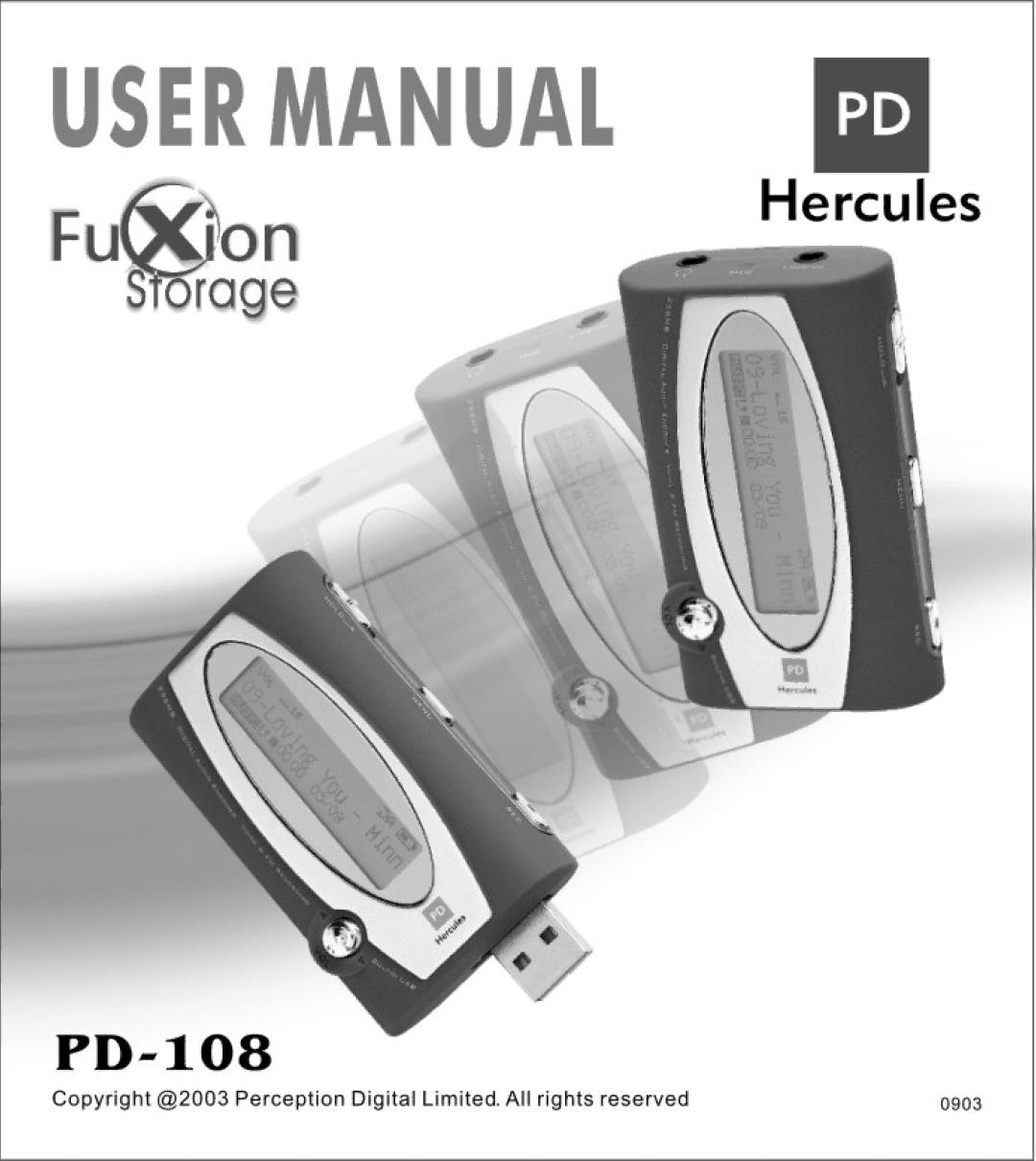 Perception Digital PD-108 manual 