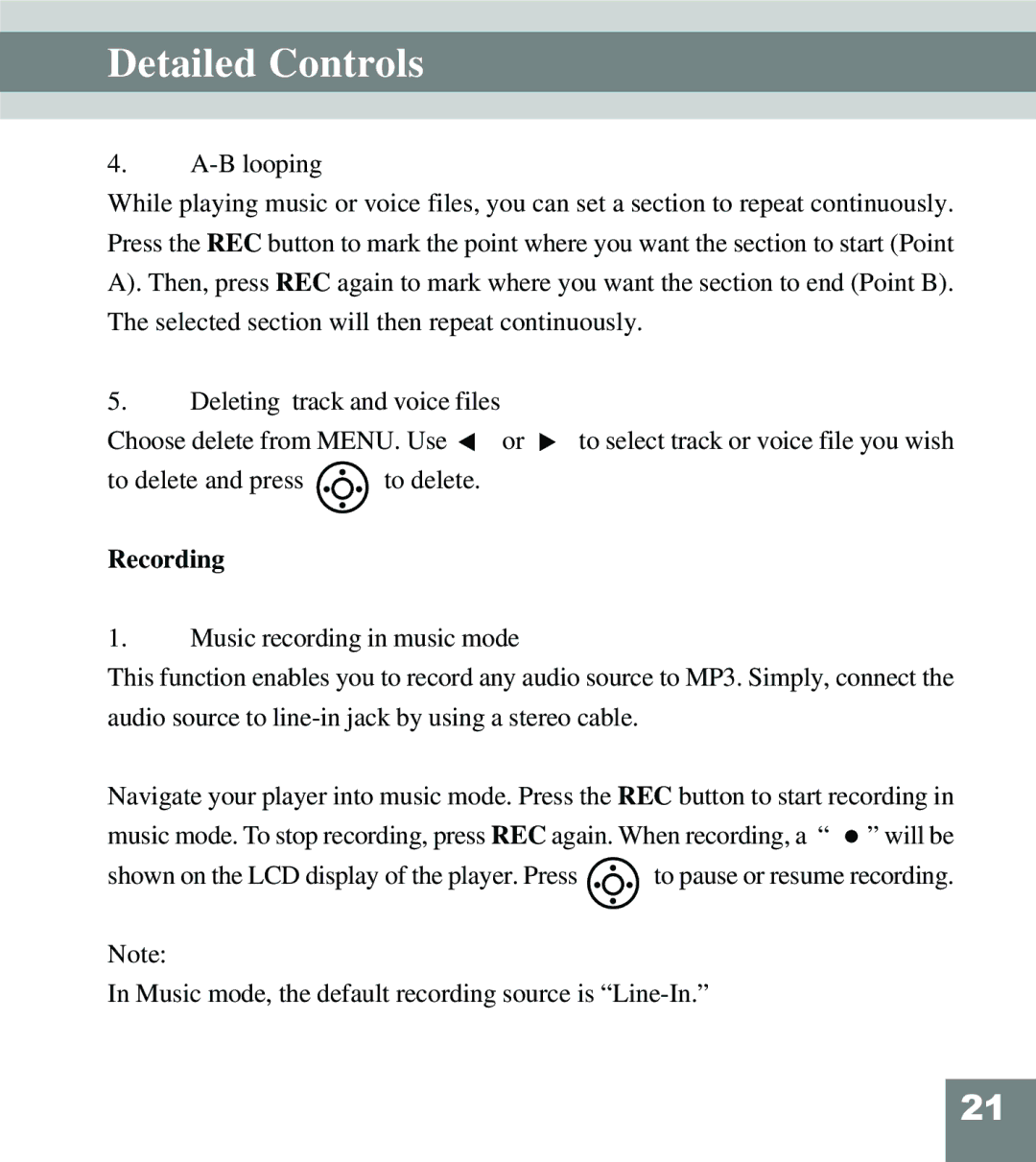 Perception Digital PD-108 manual Recording 