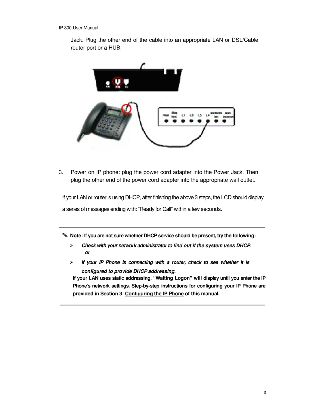 Perfectone Net Ware IP 300 manual 