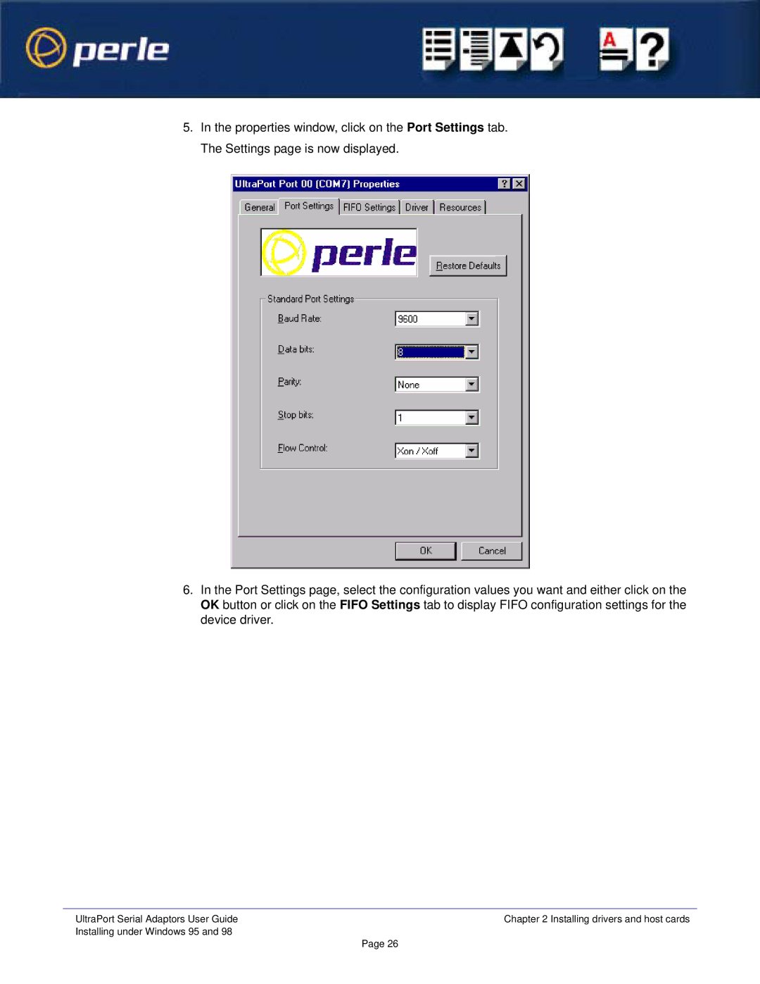 Perle Systems 5500152-23 manual UltraPort Serial Adaptors User Guide 