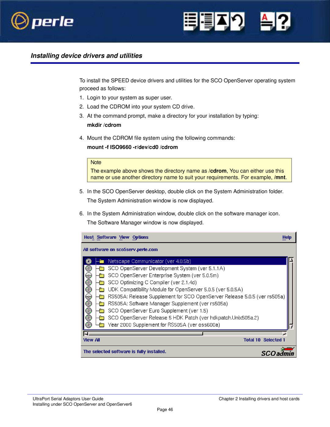 Perle Systems 5500152-23 manual Installing device drivers and utilities 