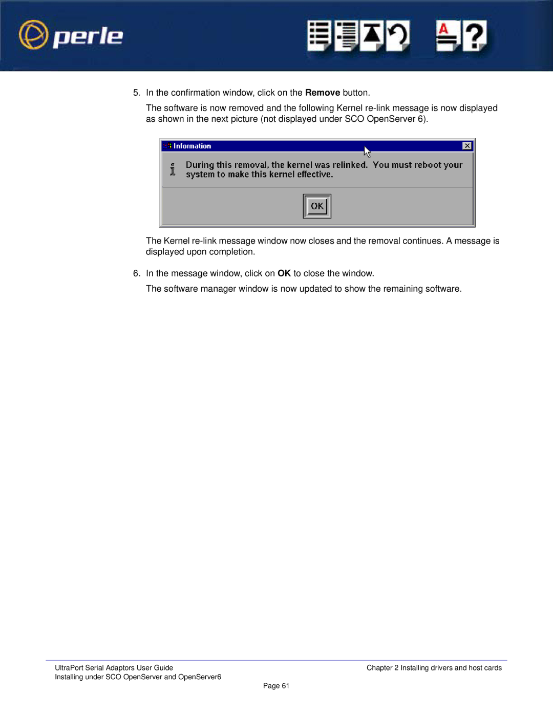 Perle Systems 5500152-23 manual UltraPort Serial Adaptors User Guide 