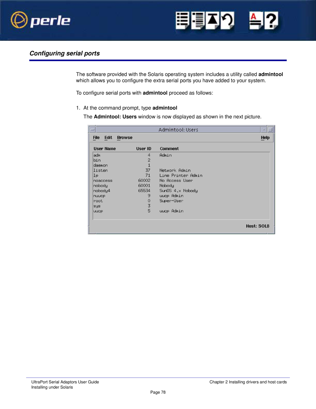 Perle Systems 5500152-23 manual Configuring serial ports 