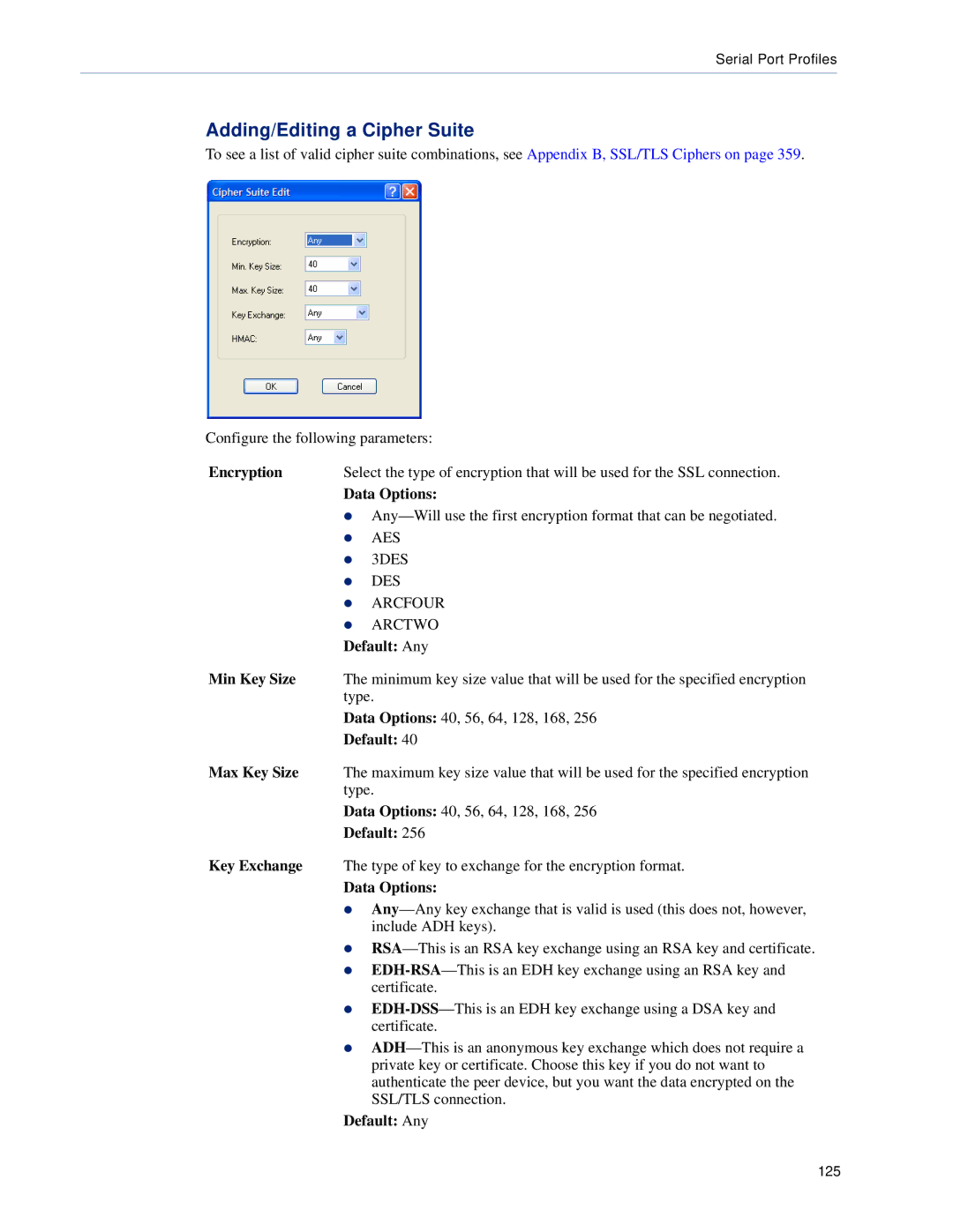 Perle Systems 5500161-40 manual 125 