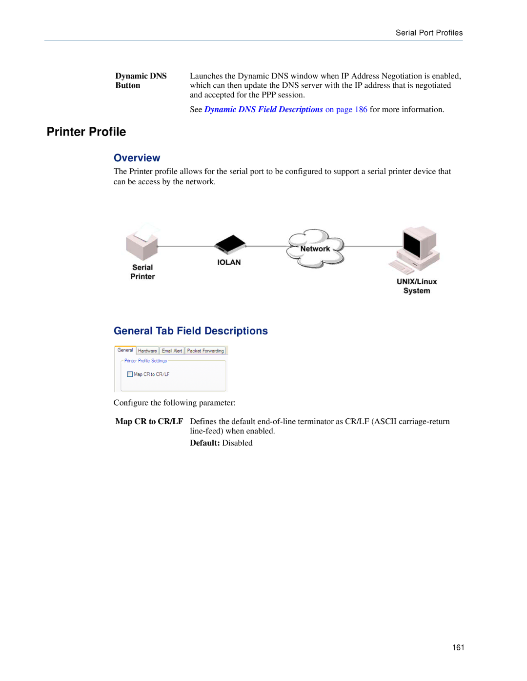 Perle Systems 5500161-40 manual Printer Profile, Overview 