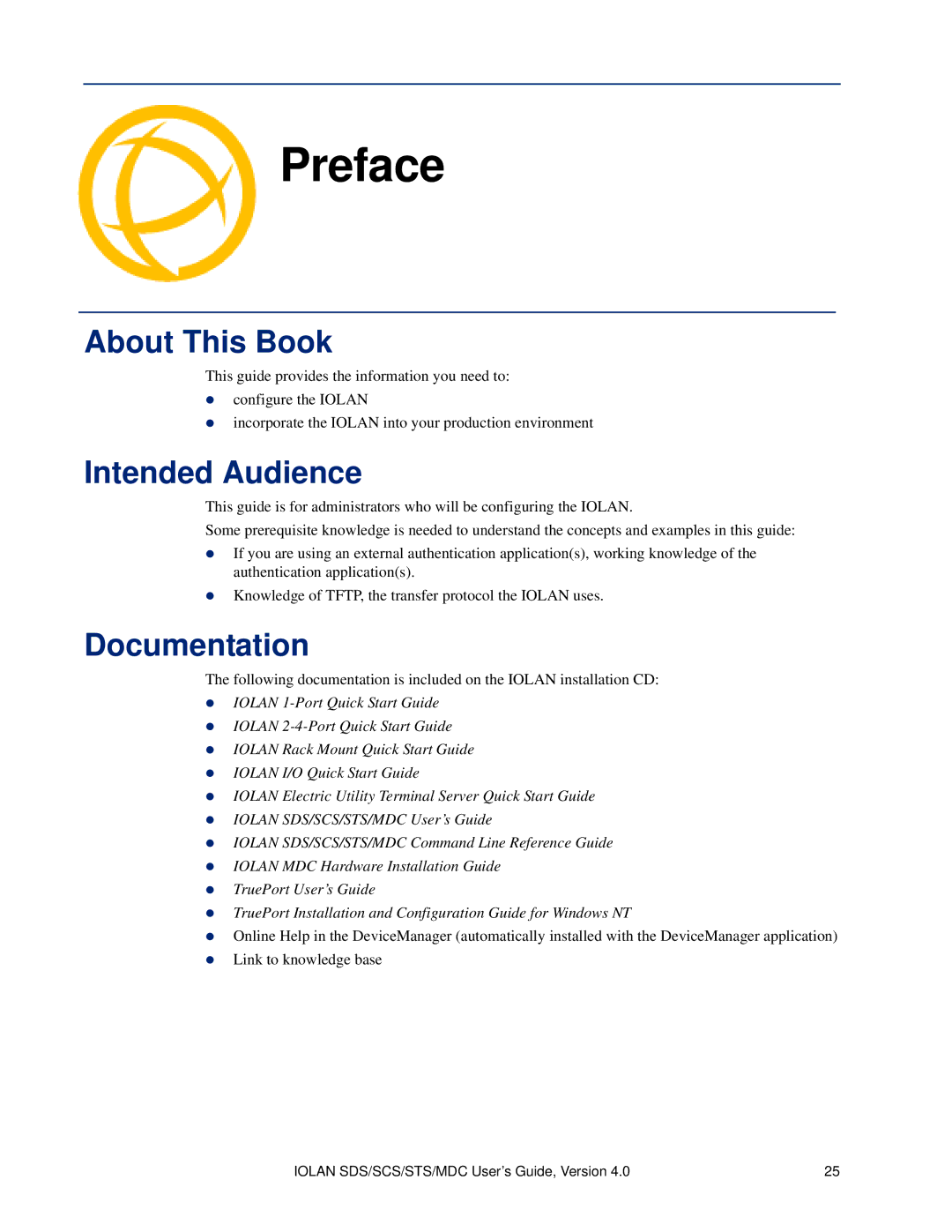 Perle Systems 5500161-40 manual Preface, About This Book, Intended Audience, Documentation 