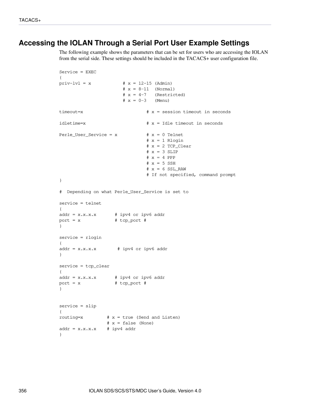 Perle Systems 5500161-40 manual Slip 