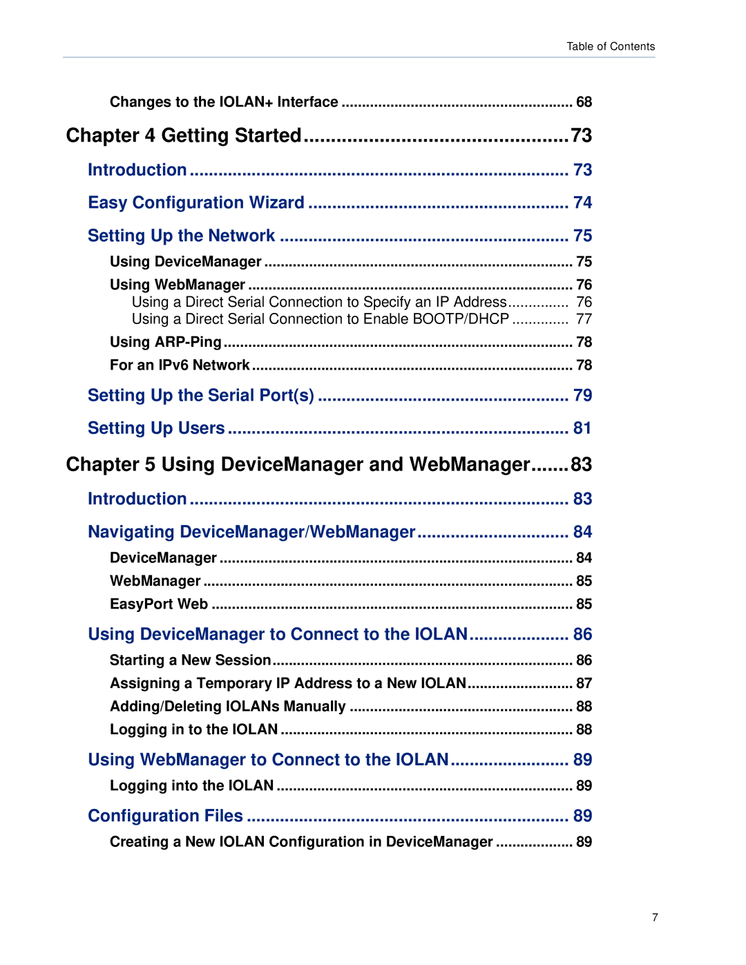 Perle Systems 5500161-40 Setting Up the Serial Ports Setting Up Users, Introduction Navigating DeviceManager/WebManager 