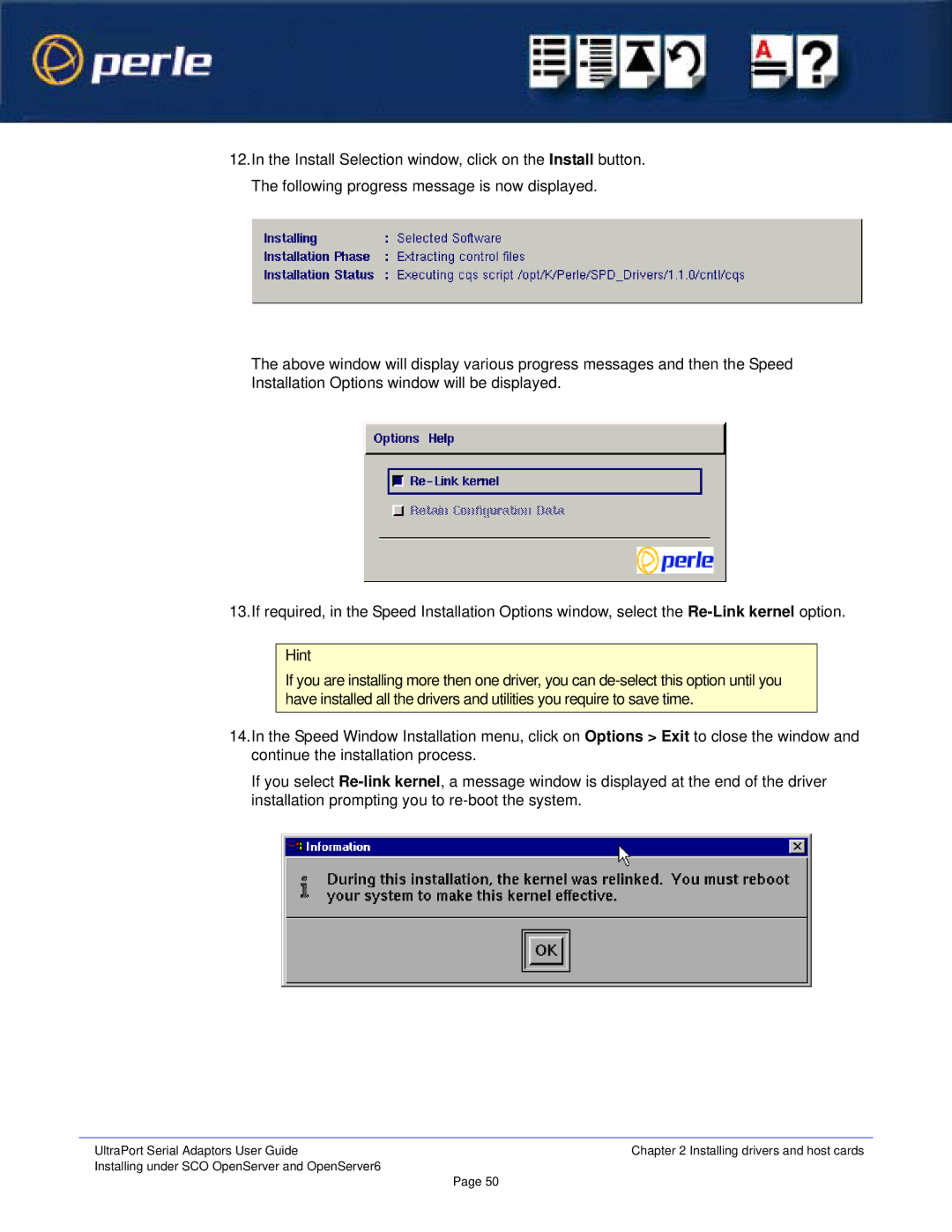 Perle Systems manual UltraPort Serial Adaptors User Guide 