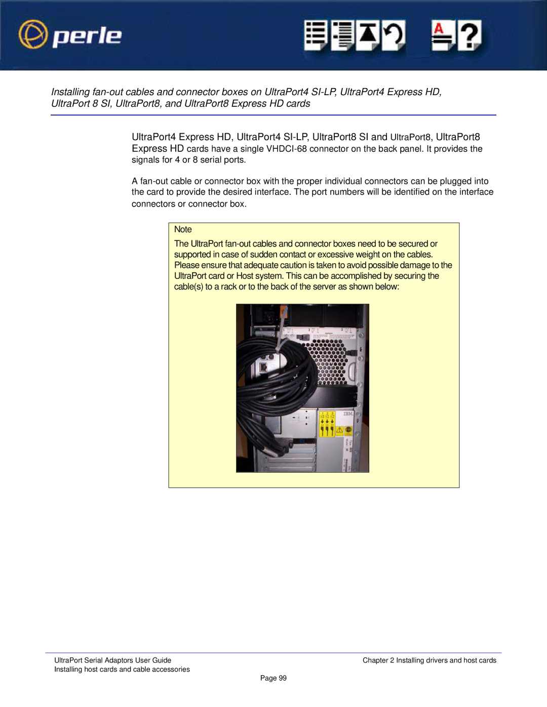 Perle Systems manual UltraPort Serial Adaptors User Guide 