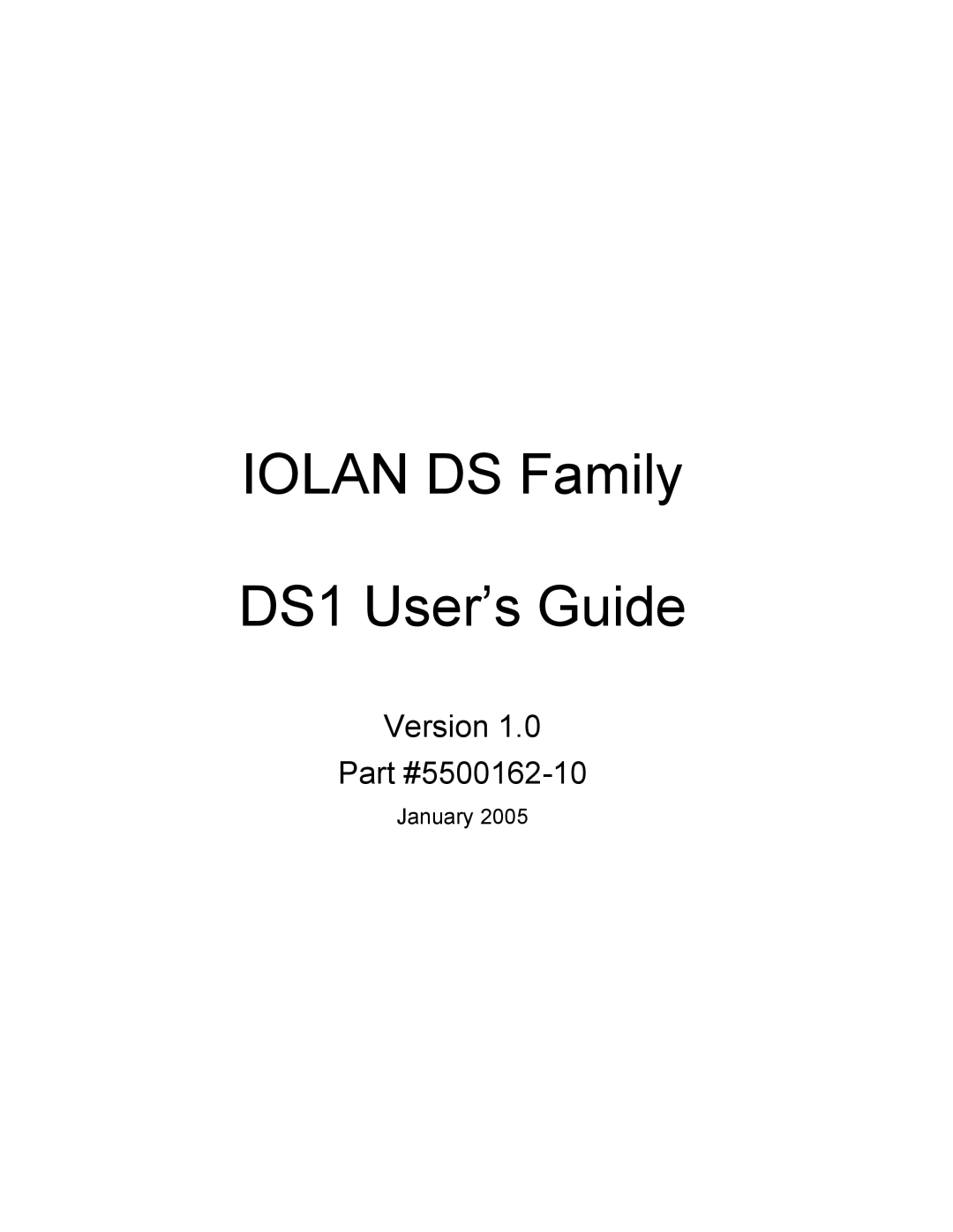 Perle Systems manual Iolan DS1/TS2 