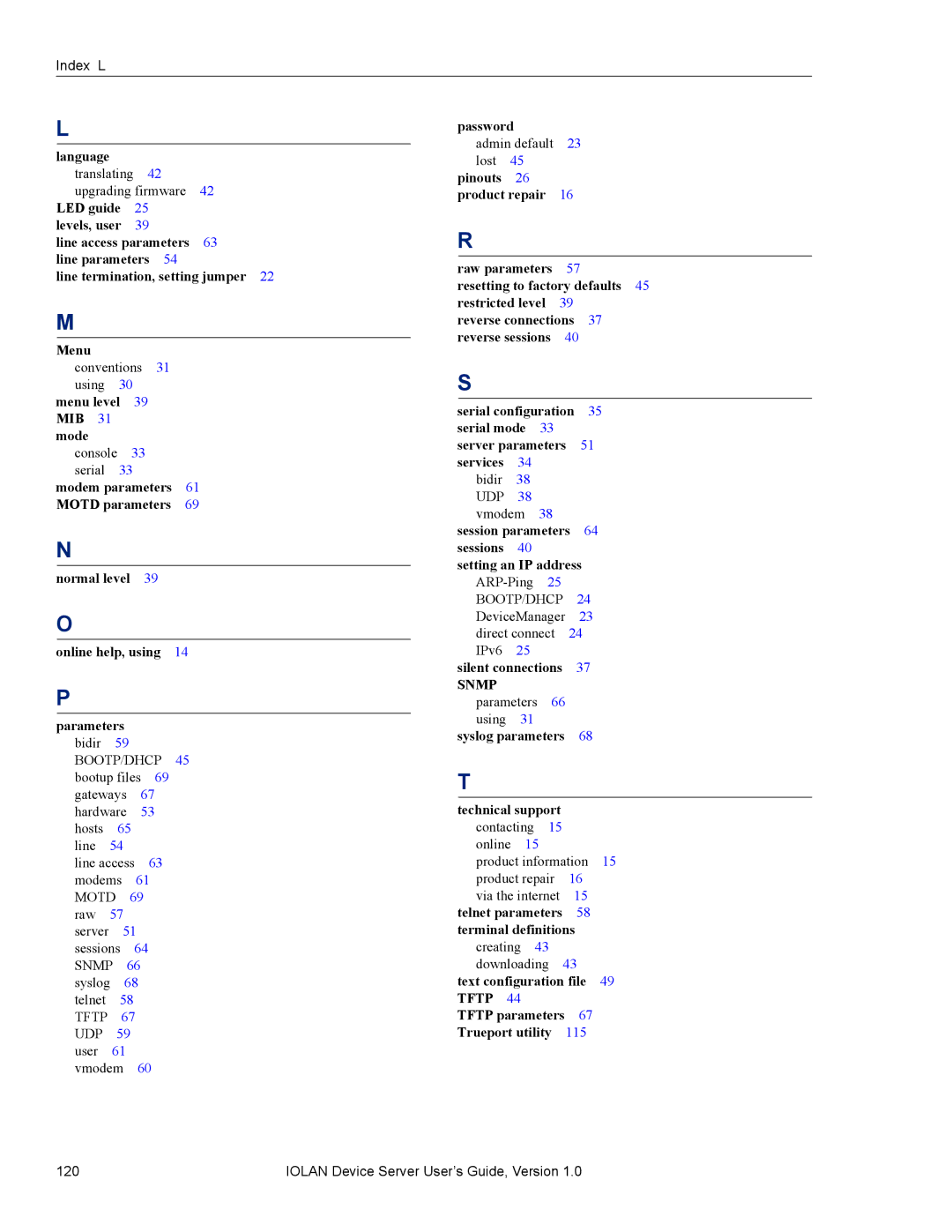 Perle Systems DS1 manual Tftp 