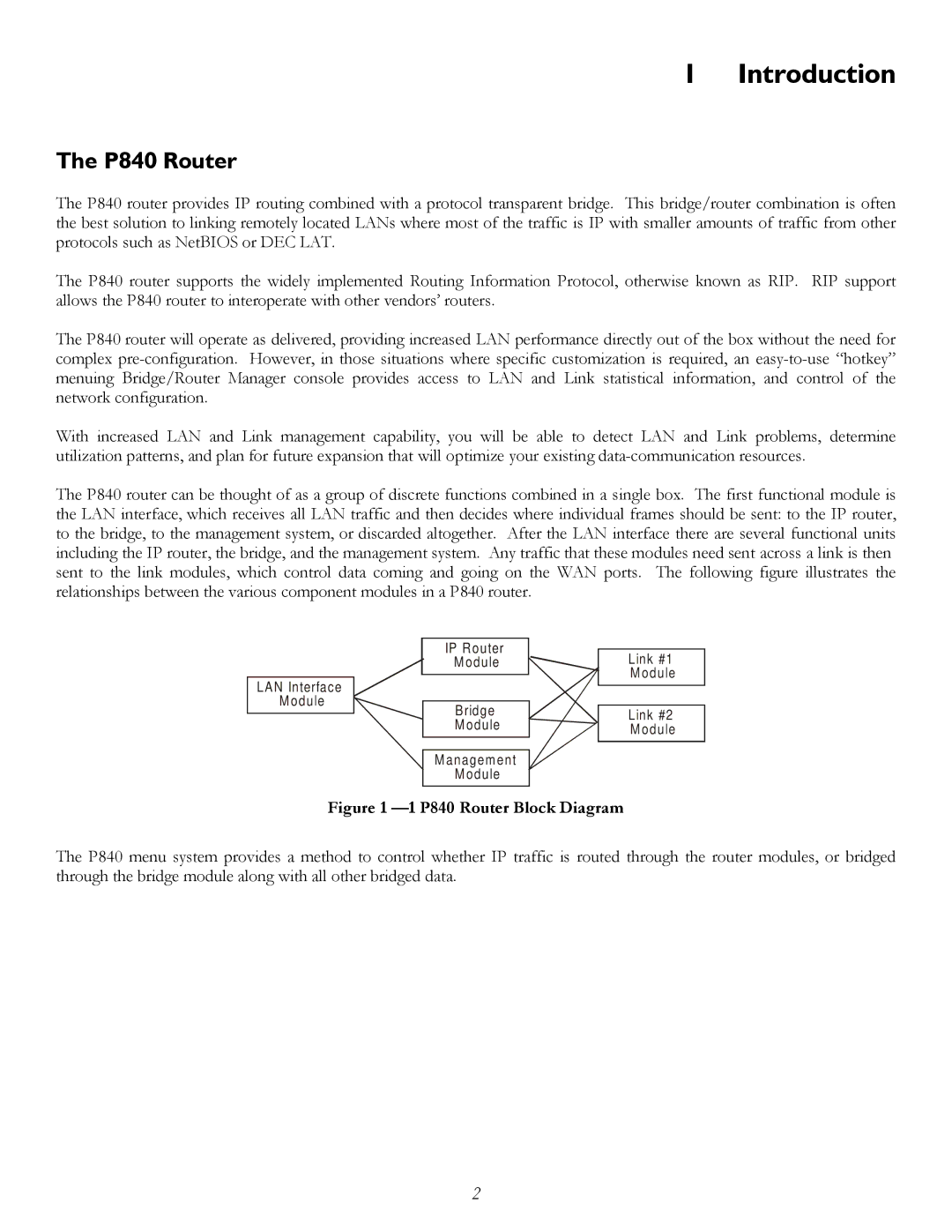 Perle Systems manual Introduction, P840 Router 