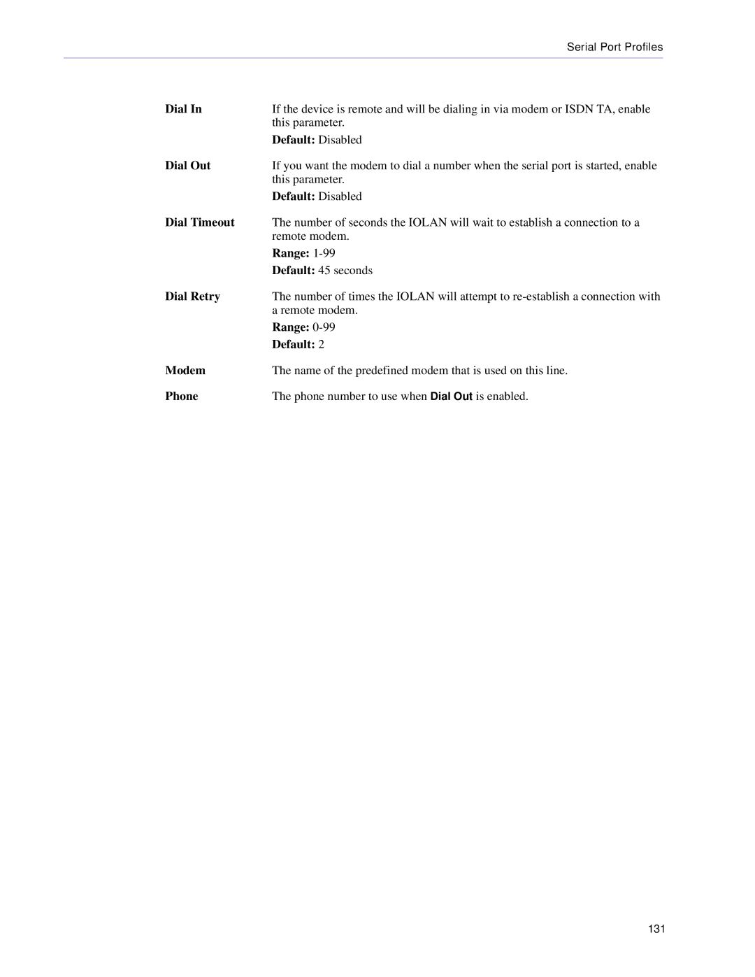 Perle Systems SCS, STS manual 131 