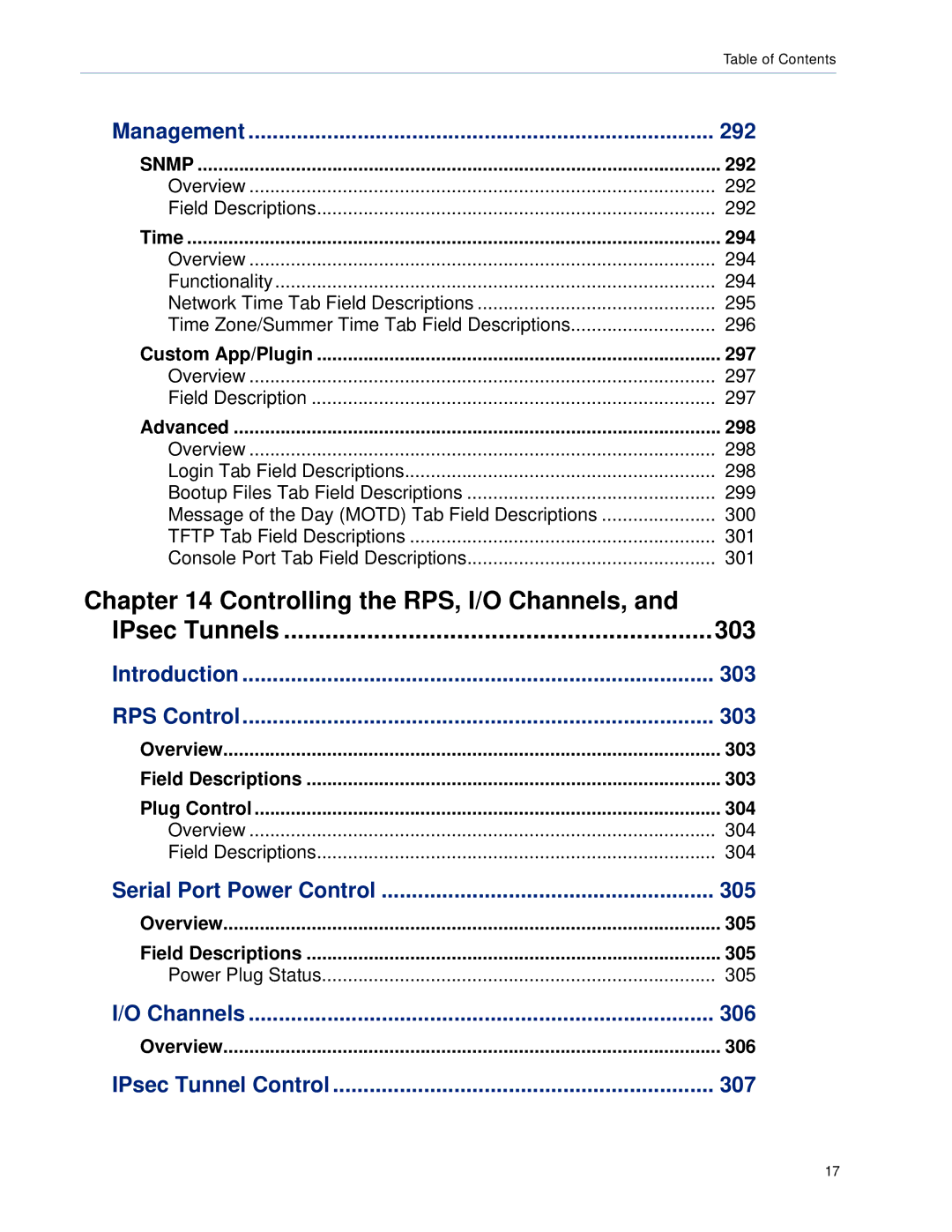 Perle Systems SCS, STS manual Controlling the RPS, I/O Channels 