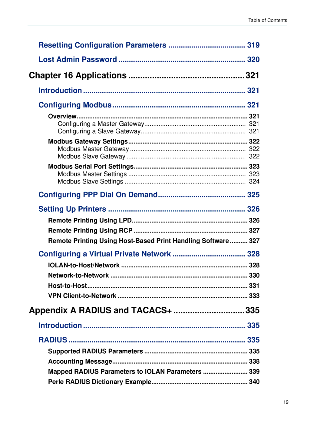 Perle Systems SCS, STS manual Applications 