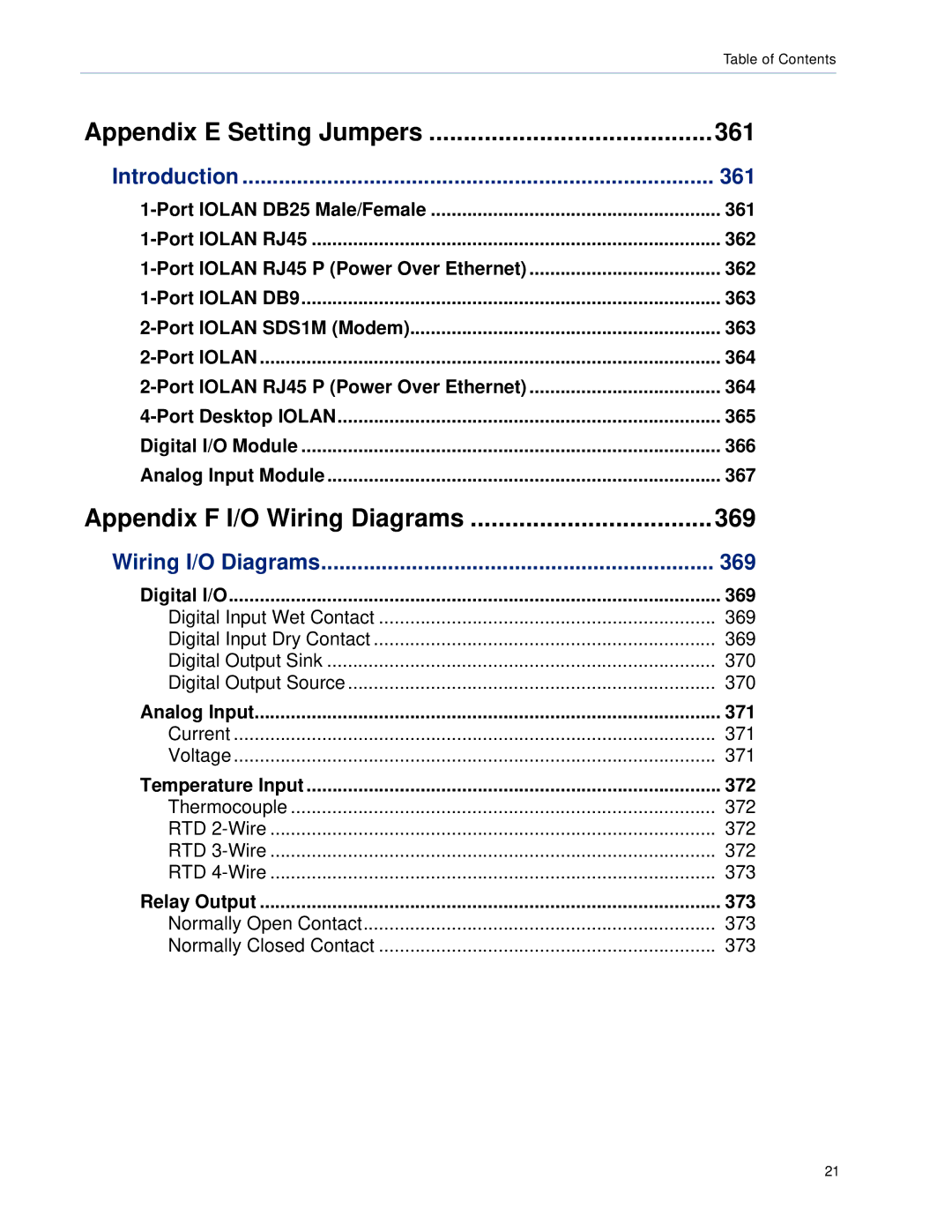 Perle Systems SCS, STS manual Appendix E Setting Jumpers 361 